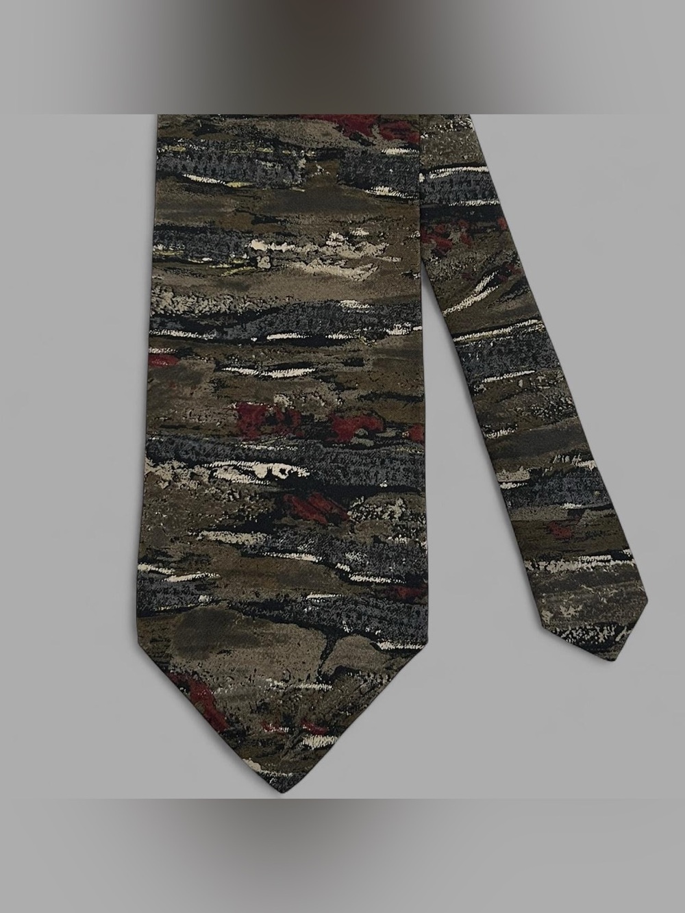 Vintage 90’s Croft & Barrow Multicolored 100% Silk Tie